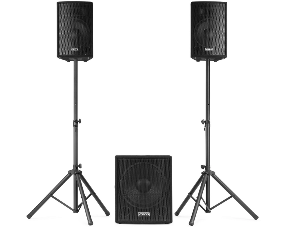Vonyx VX1015BT set 15 inchsub BT+ 2Top10 inchwood