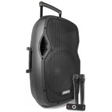 Vonyx AP1500PA Mobile Amp  15 inch 2HH-UHF BT