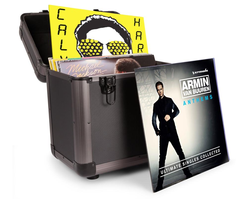 Power Dynamics RC80 12inch Vinyl Record Case Titanium