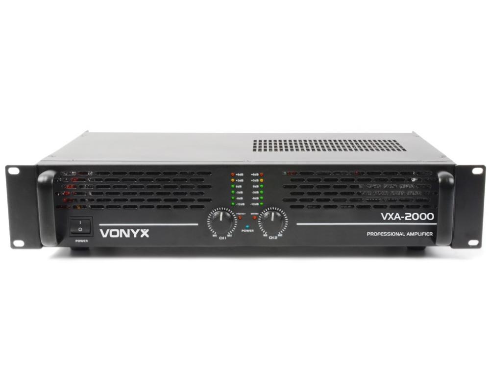 Vonyx VXA-2000 PA Amplifier  II 2x 1000W