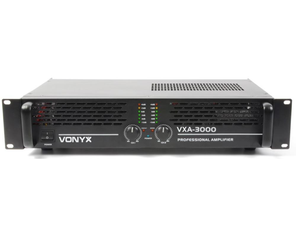 Vonyx VXA-3000 PA Amplifier II 2x 1500W