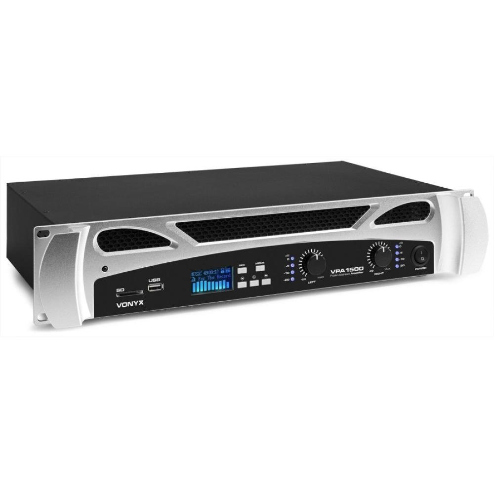 Vonyx VPA1500 PA Amplifier 2x 750W MP3,BT