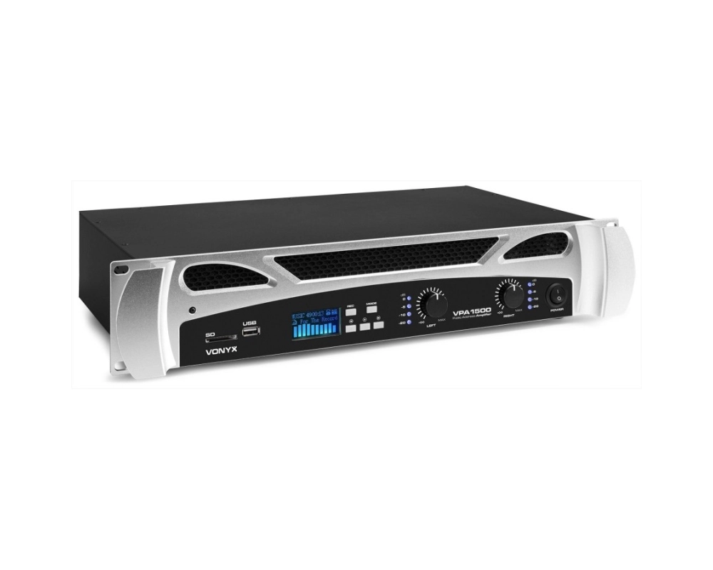 Vonyx VPA1500 PA Amplifier 2x 750W MP3,BT
