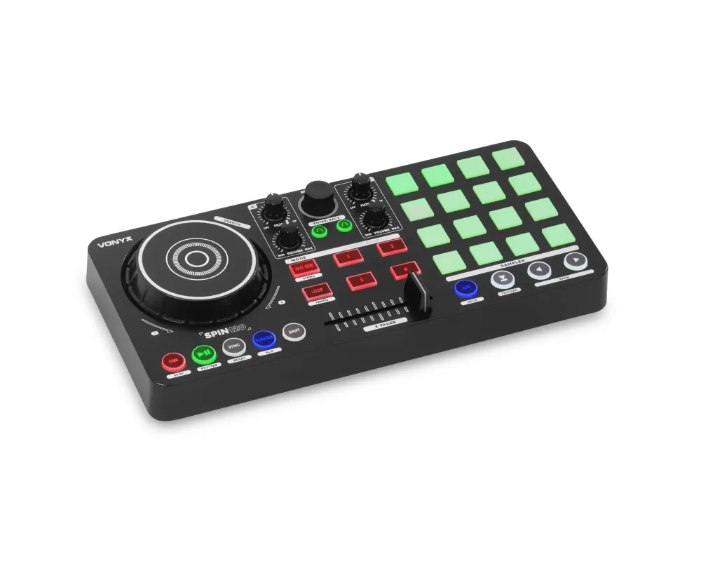 Vonyx Spin120 - DJ Midi Controller Virtual DJ
