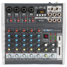 Vonyx VMM-K602 MusMix 6Ch/BT/Echo/USB Rec