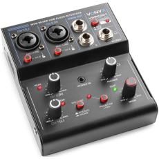 Vonyx VMM301 Mixer 3CH/EQ/USB/BT