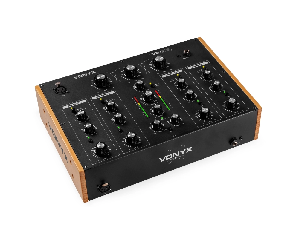 Vonyx VDJ270 4-Channel DJ Rotary Mixer