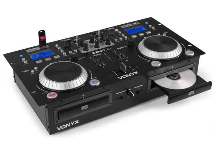 Vonyx CDJ500 Double CD/MP3/USB/BT Ampl.S