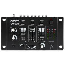 Vonyx STM2211B Mixer 4 channel Black