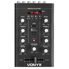 Vonyx STM500BT Mixer 2CH, BT, MP3, Display