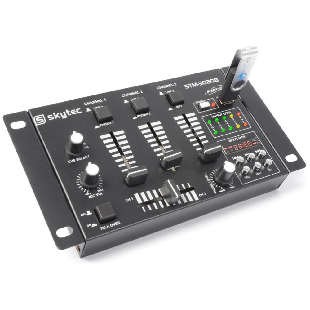 Vonyx STM3020B 4ch. USB/SD mixer Black