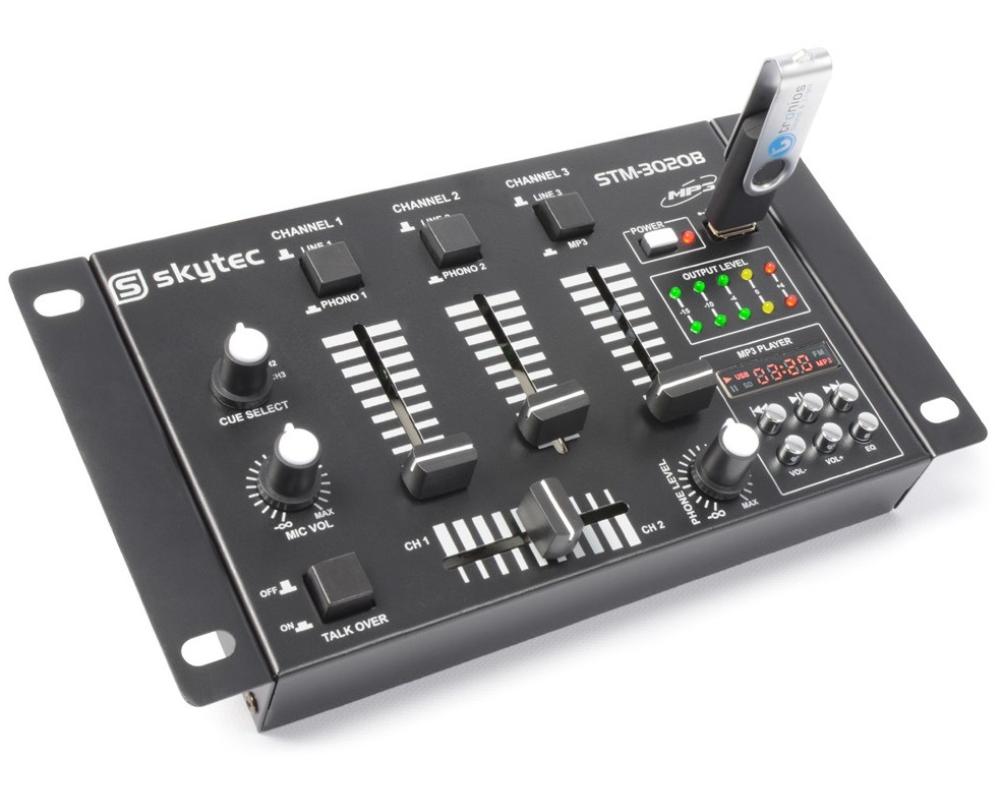 Vonyx STM3020B 4ch. USB/SD mixer Black