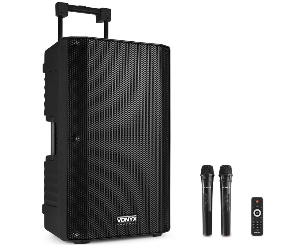 Vonyx VSA700 Port.System 15 inch 2HH UHF
