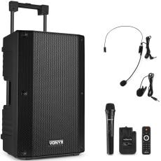 Vonyx VSA500-BP Port.System 12 inchHH+BP UHF