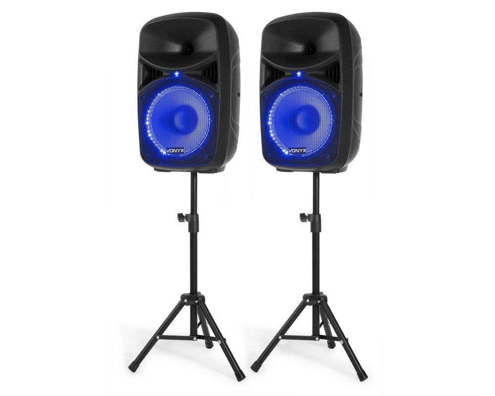 Vonyx VPS102A ActSpeakSet10 inchLED &amp; Stands
