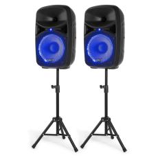 Vonyx VPS102A ActSpeakSet10 inchLED & Stands