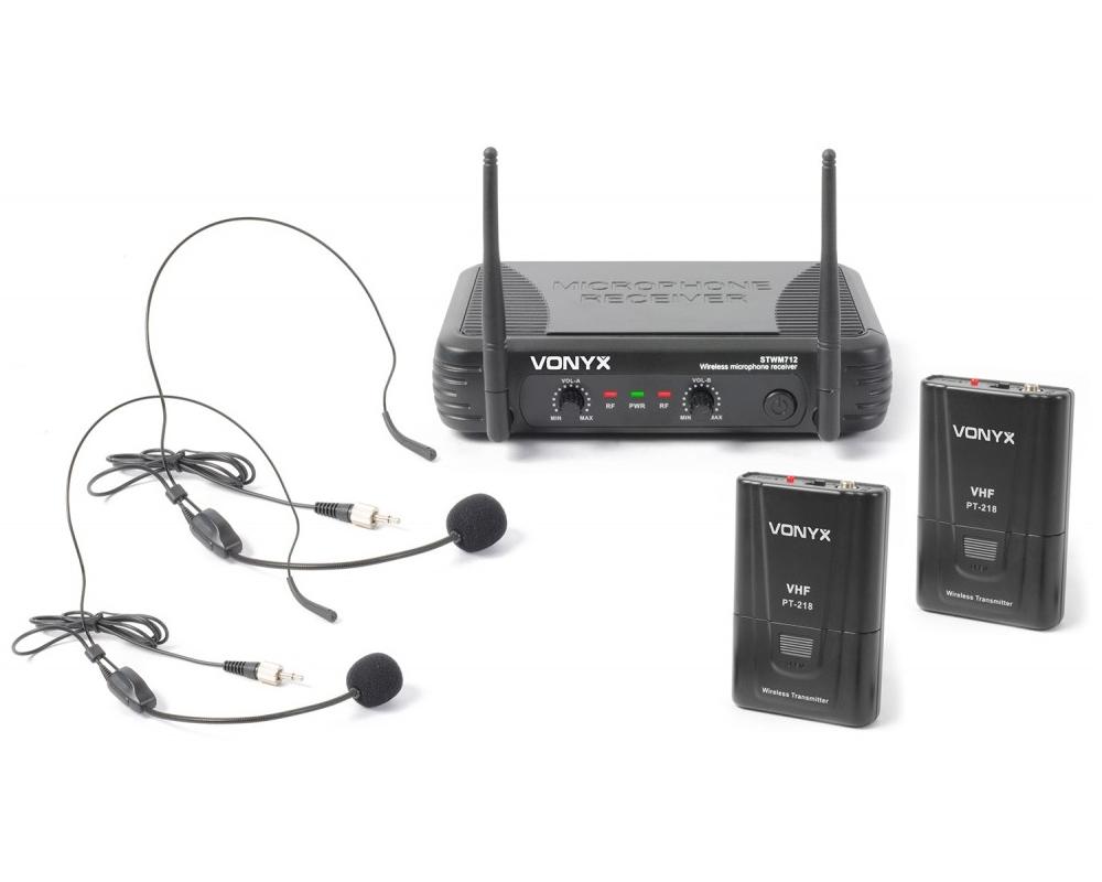 Vonyx STWM712H micro VHF 2ch BP