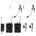 Vonyx WM552B Wirel.BodyPack 2xUHF plug-in