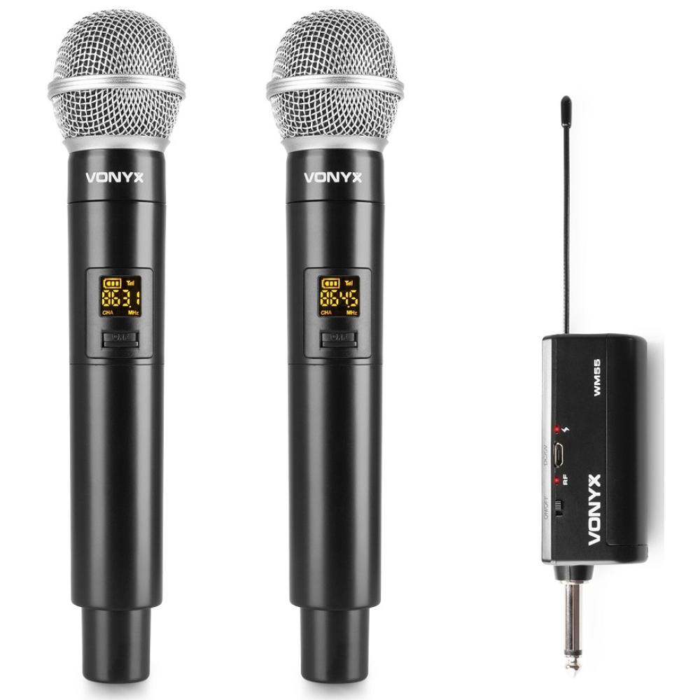 Vonyx WM552 Wirel.Micro 2xUHFplug-in 16CH