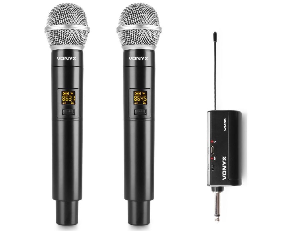 Vonyx WM552 Wirel.Micro 2xUHFplug-in 16CH