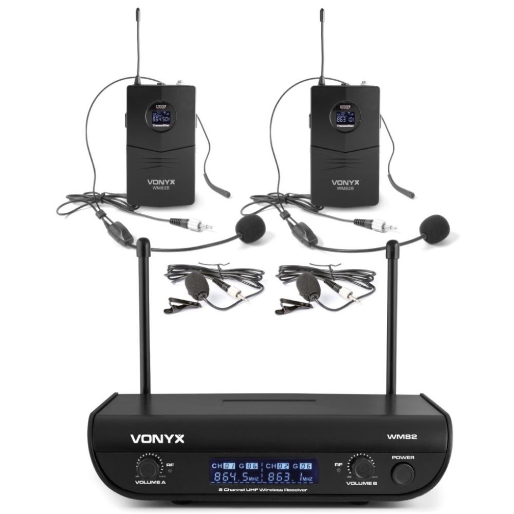 Vonyx WM82B Micro UHF digital 2ch BP