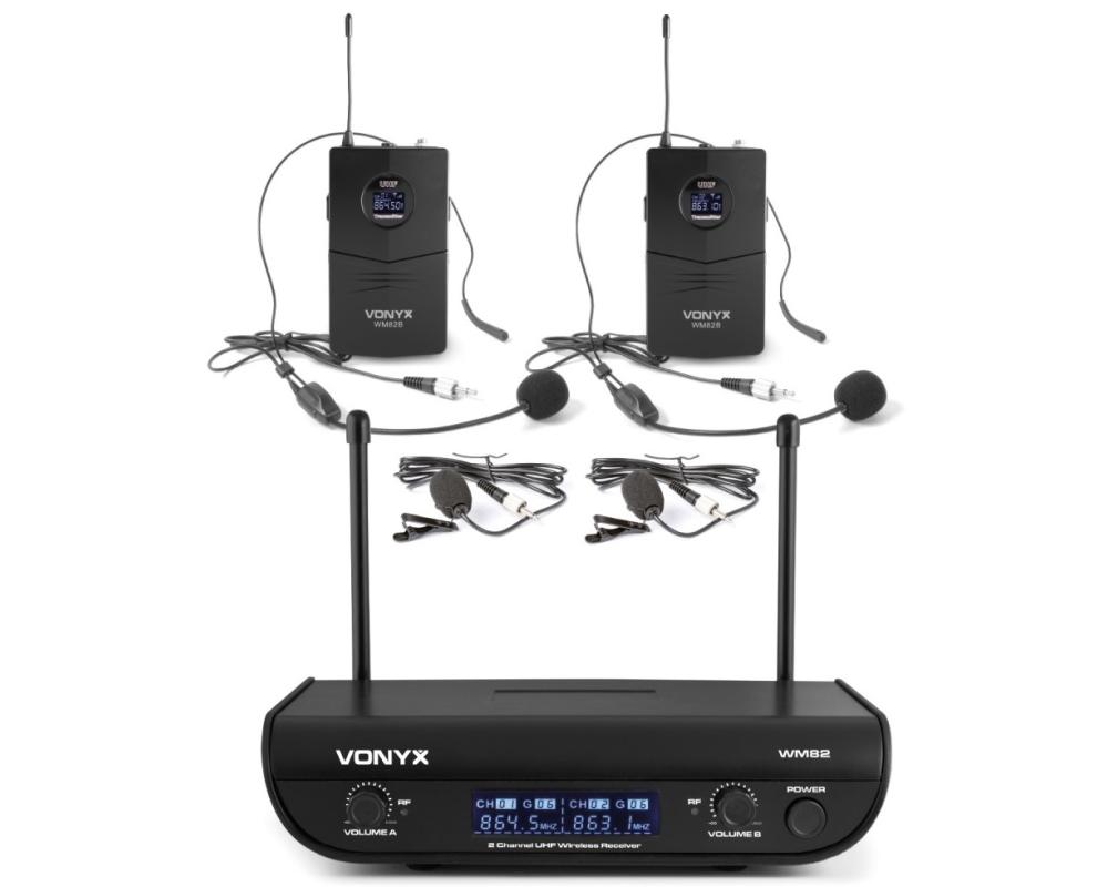 Vonyx WM82B Micro UHF digital 2ch BP