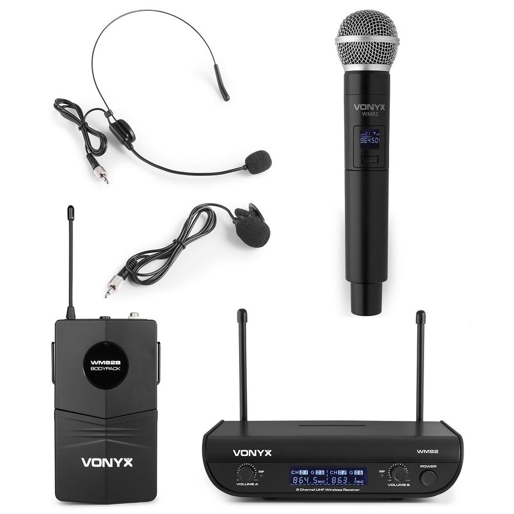 Vonyx WM82C Micro UHF digital 2ch BP+HH