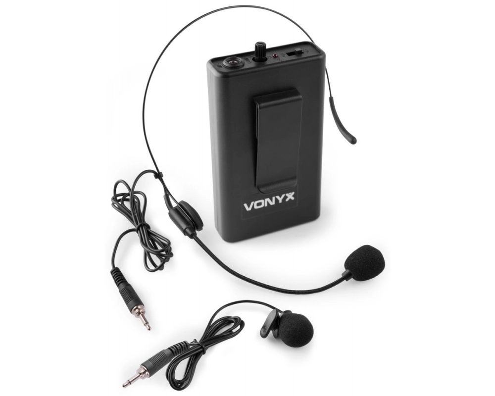 Vonyx BP12 Bodypack Mic. Set 864.5 MHz