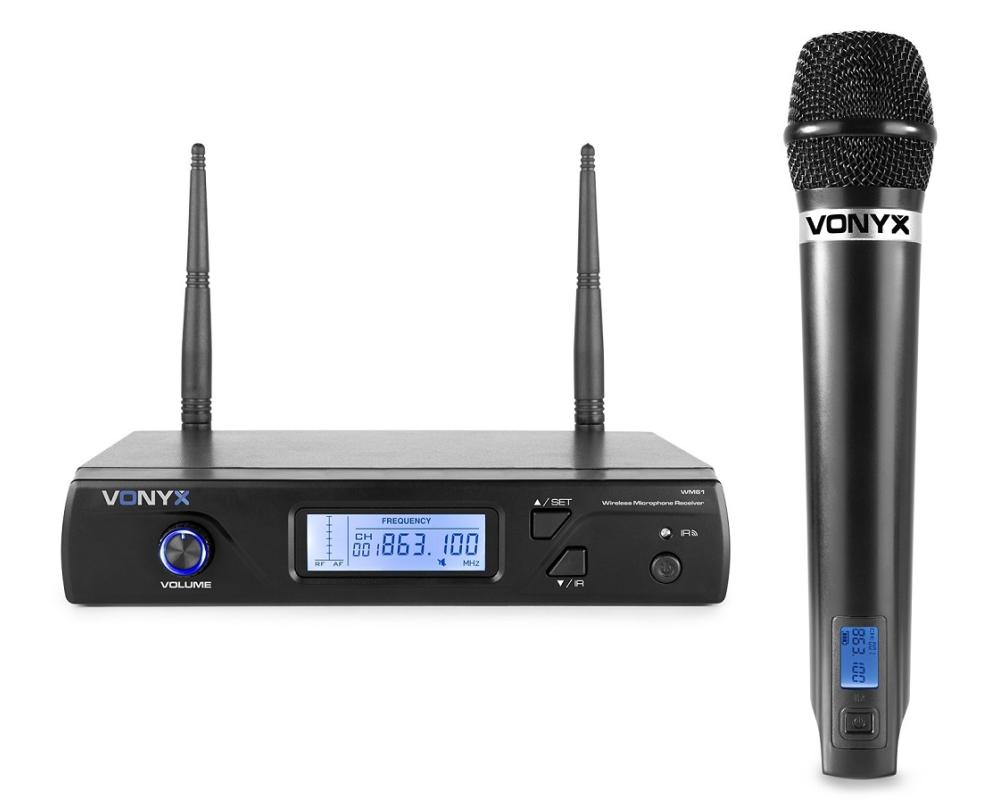 Vonyx WM61 Wirel.Micro UHF 16 Ch 1 Micro