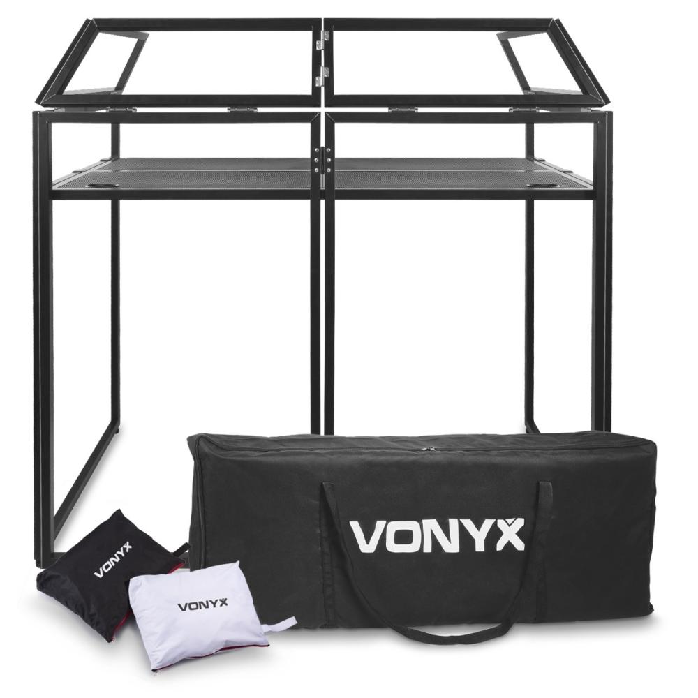 Vonyx DB3 Pro DJ Booth System 1.4m Lycra