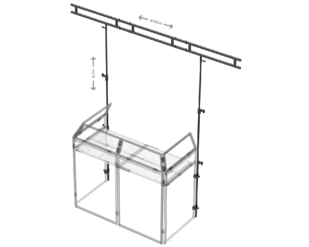 Vonyx DB3L Lightbridge for DB3 2,7m+bag