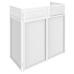 Vonyx DB4 Pro DJ Booth System White 1.1m Lycra