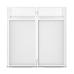 Vonyx DB4 Pro DJ Booth System White 1.1m Lycra