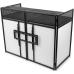 Vonyx DB60 Pro DJ Booth Alum.Screen.1,3m