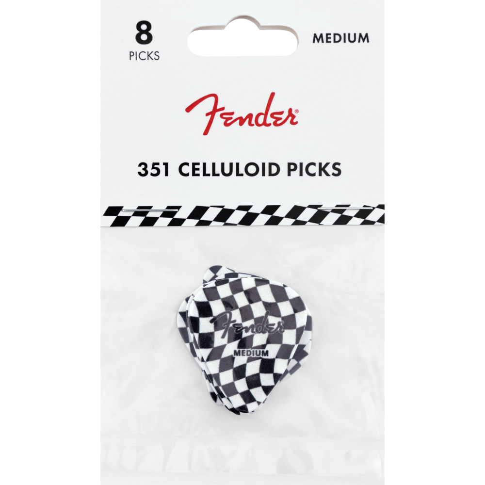 Fender Checker 351 Celluloid Picks X8