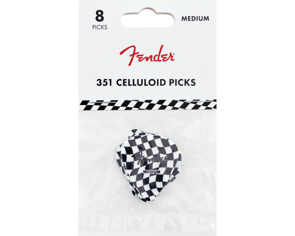 Fender Checker 351 Celluloid Picks X8