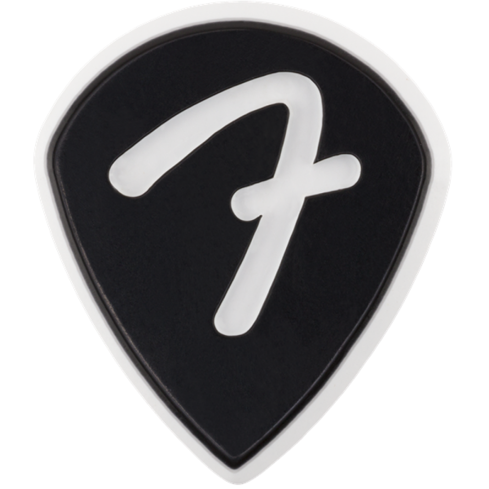 Fender F Grip 551 Picks, Black, 3 pack