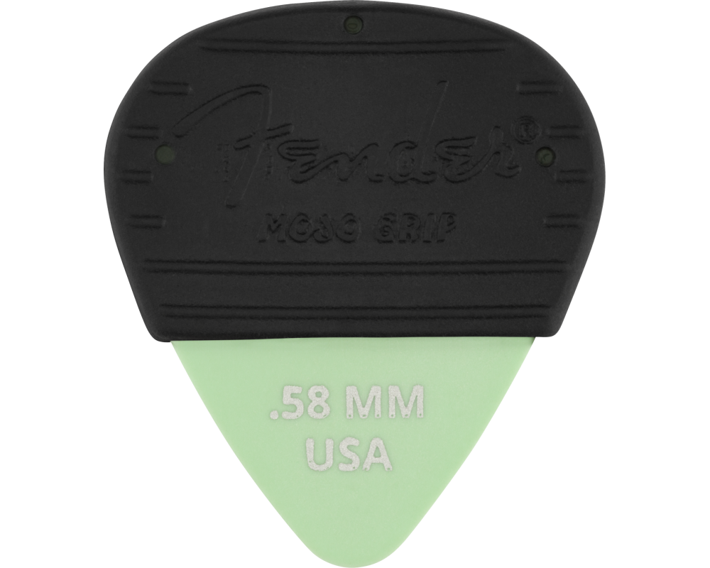 Fender Mojo Grip Picks, Dura-Tone Delrin .58 3-Pack
