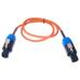 Orange Speaker Cable Orange 1 m Speakon-Speakon