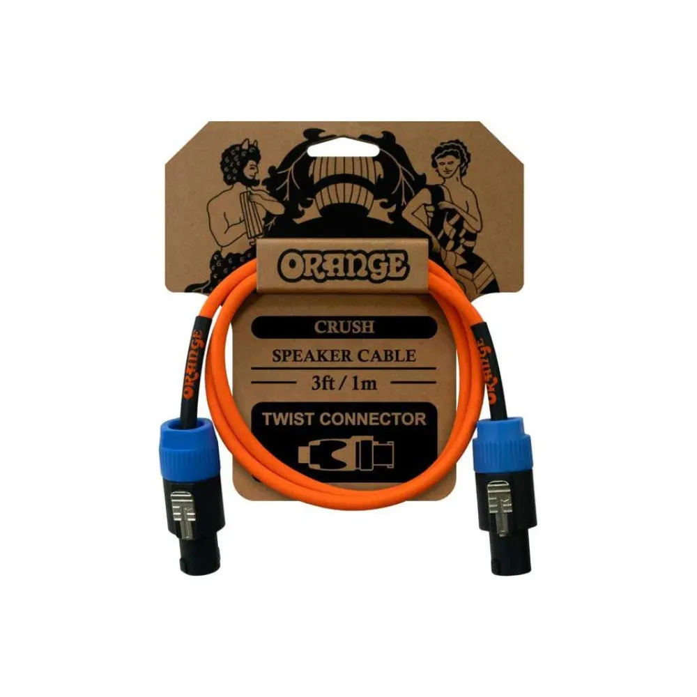 Orange Speaker Cable Orange 1 m Speakon-Speakon