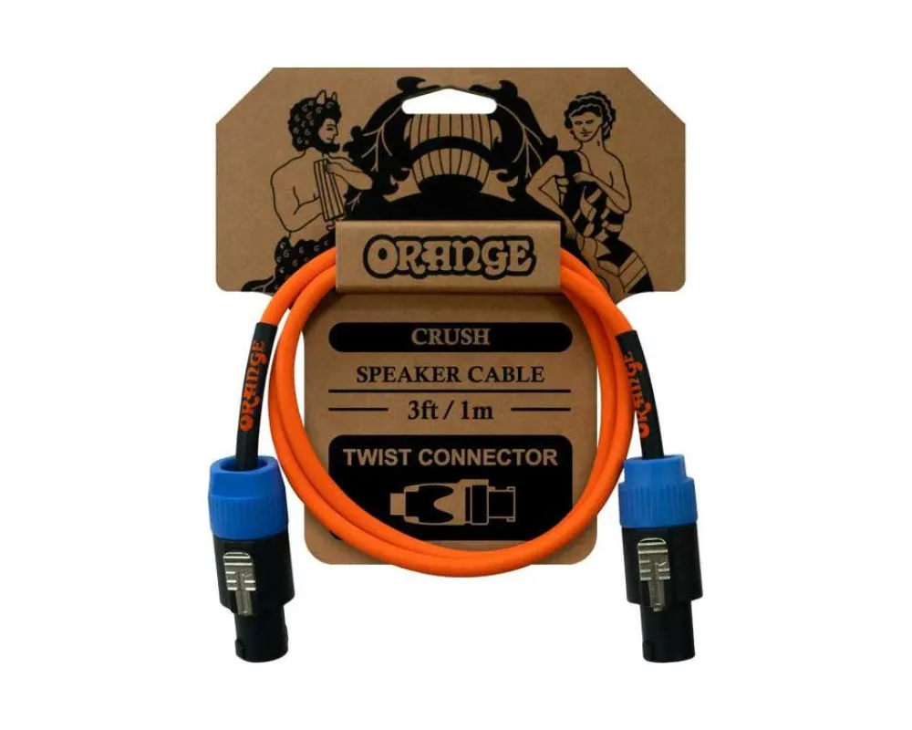 Orange Speaker Cable Orange 1 m Speakon-Speakon