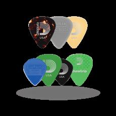 Daddario 1XVP4-5 Assorted Guitar Picks, 7-pack, Medium