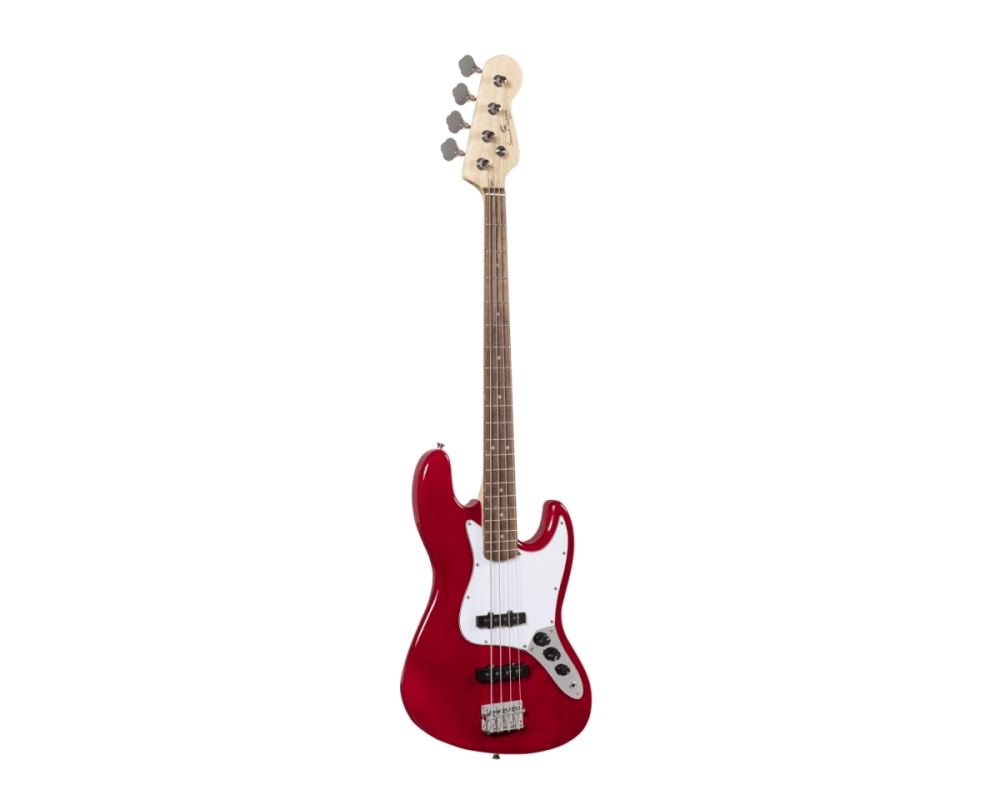 Soundsation Spur Transparent Red Jazz Bass