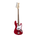 Soundsation Spur Transparent Red Jazz Bass