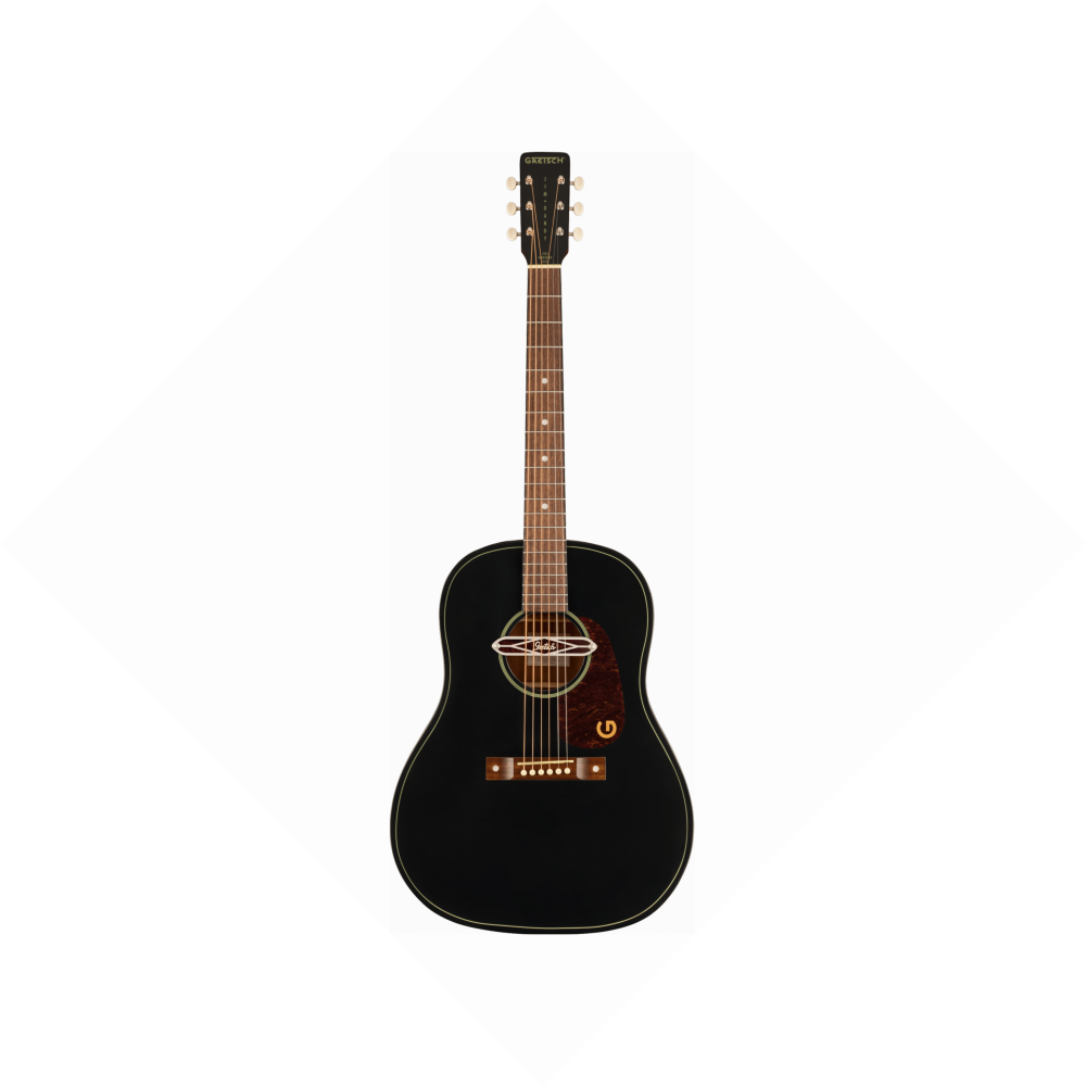 Gretsch Jim Dandy Deltoluxe Dreadnought TSPG Black Top
