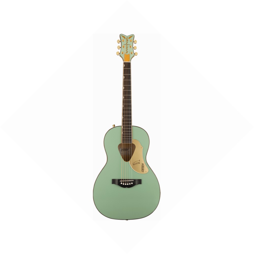Gretsch G5021E Rancher Penguin Parlor Acoustic/Electric, Mint Metallic