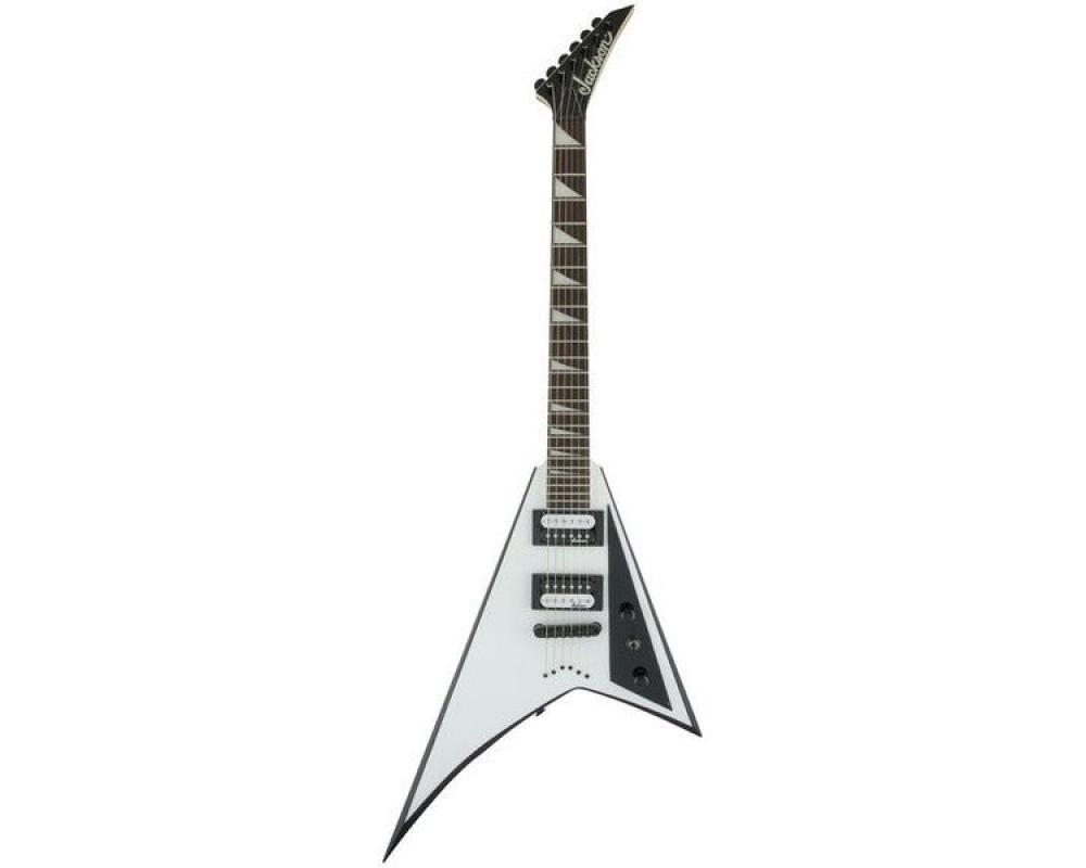 Jackson JS32T RHOADS AH White with Black Bevels