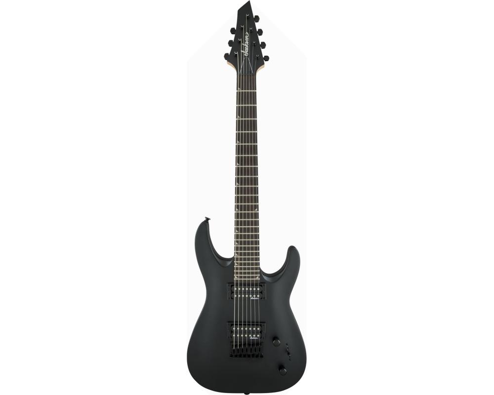 Jackson JS22-7 Dinky Arch Top DKA HT AH Satin Black