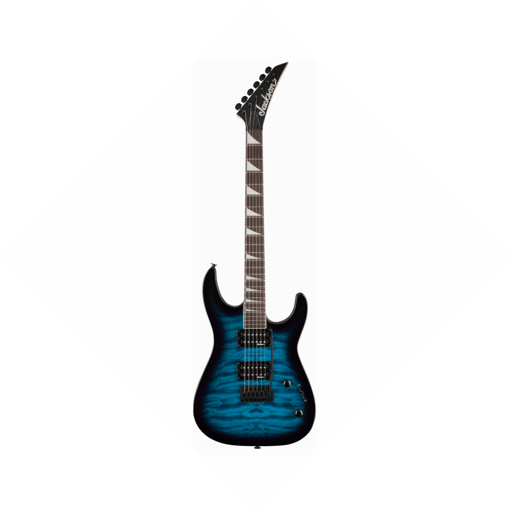 Jackson JS20 Dinky DKQ 2PT AH Transparent Blue Burst