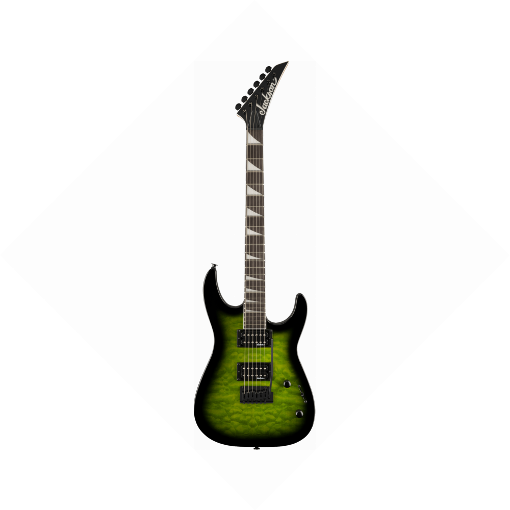 Jackson JS20 Dinky DKQ 2PT AH Transparent Green Burst